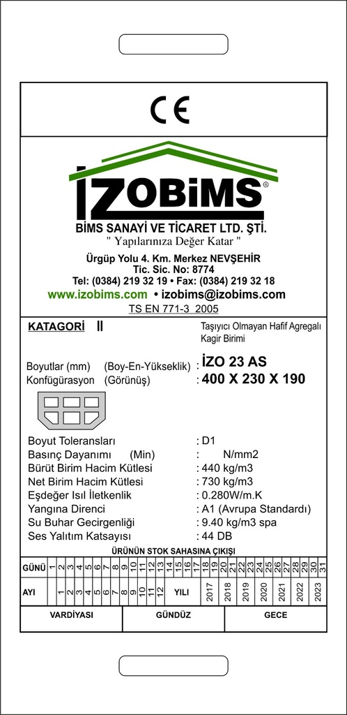 İZO 23 AS